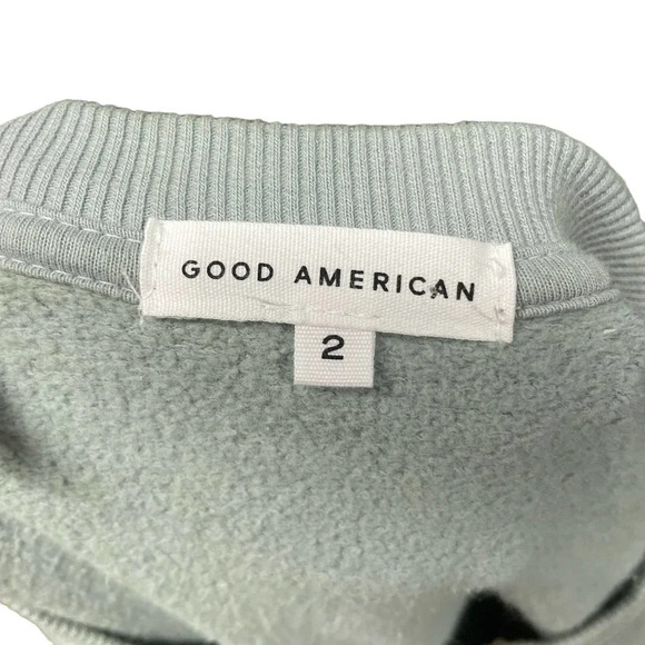 Good American Good Mama‎ Oversize Graphic Sweatshirt Size 2 / US Medium - Picture 7 of 8